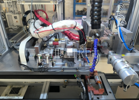 Rotor automatic spot welding machine